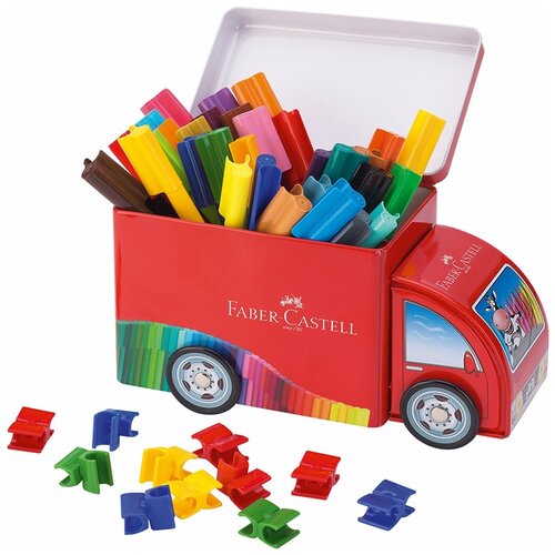 Flomasteri u boji Faber-Castell sa klipom (Flomasteri sa) Slike