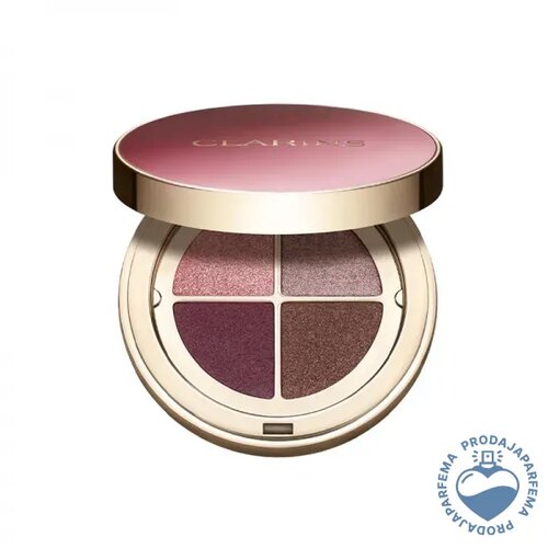 Clarins Ombre 4-Colour Eyeshadow Palette (02 Rosewood Gradation) 4.2g Slike
