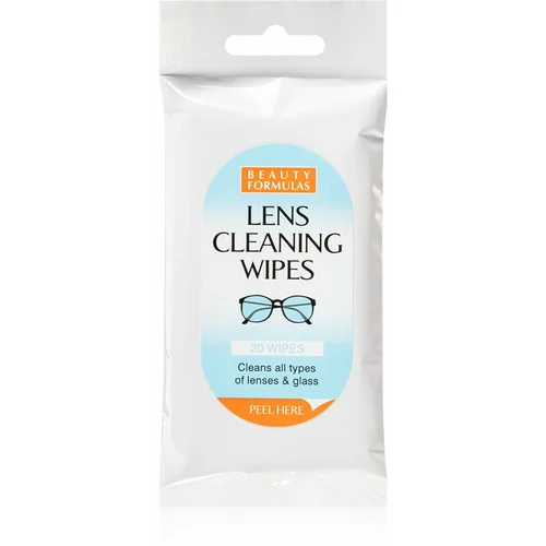 Beauty Formulas Lens Cleaning vlažne maramice za čišćenje naočala 20 kom