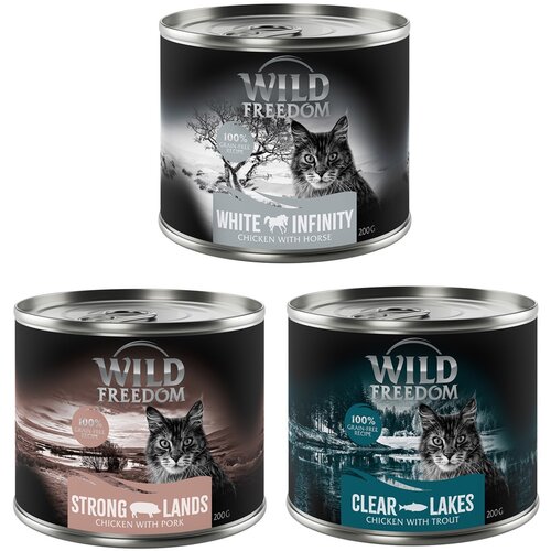 Wild Freedom Adult 6 x 200 g - brez žit - Mešano pakiranje III Cene