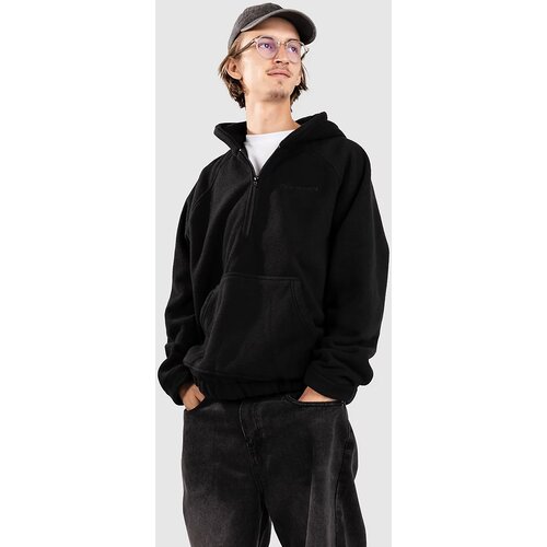 Blue Tomato Raglan Pulover s kapuco iz flisa black Slike