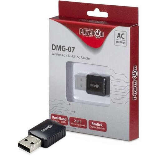 Inter-tech DMG-07 AC-650 WLAN & Bluetooth brezžični Dual Band mrežni adapter Cene
