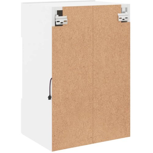  Zidni TV ormarić s LED svjetlima bijeli 40 x 30 x 60,5 cm Slike