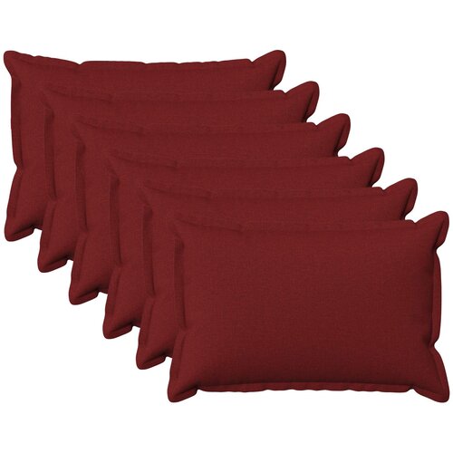  Presvlaka za jastuk 6 pcs HOUTEN Vinska crvena 40 x 60 cm Cene