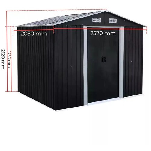  kućica za ba&amp;scaron;tenski alat alaska 257x205x192cm Slike