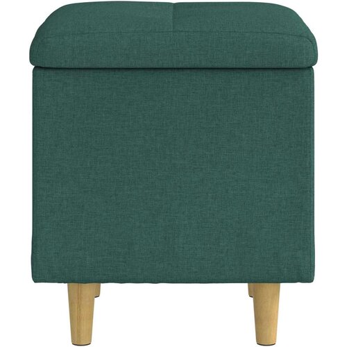  Otoman za pohranu Tamnozelena 40 x 40 x 45 cm tkanina - Tamnozelena 40 cm tkanina Slike