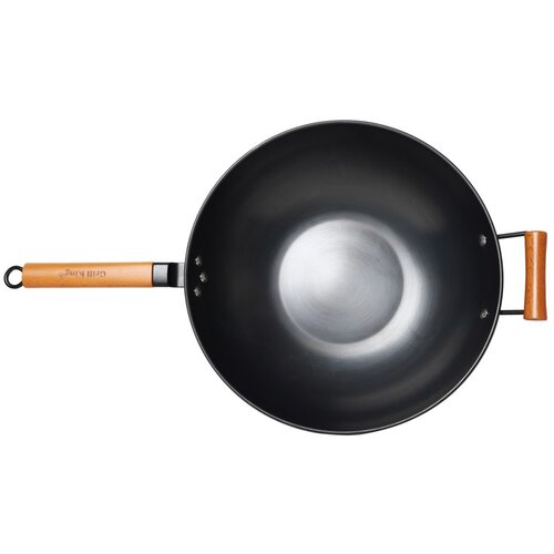 Grill King Asia nitrirani wok s dvije ručke i ravnim dnom, 36 cm Cijene