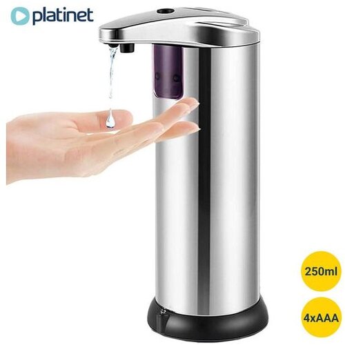 Platinet Avtomatski dozirnik mila ali razkužila s senzorjem PHS250 nerjaveče jeklo Cene