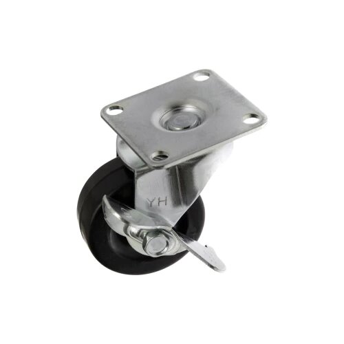 Toolcraft TO-5137887 Okretni kotač od gume s bravom 50 mm s montažnom pločom Cijene