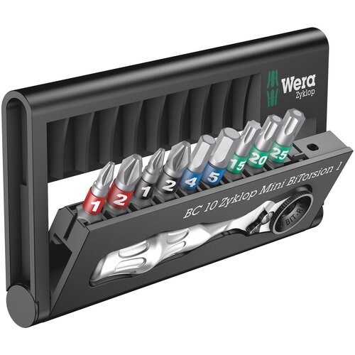 Wera bit-check 10 zyklop mini bitorsion 1 set, 10 komada, 05057418001 Cene