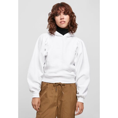 Urban Classics Women's Bio Gathering Batwing Hoody White Cene
