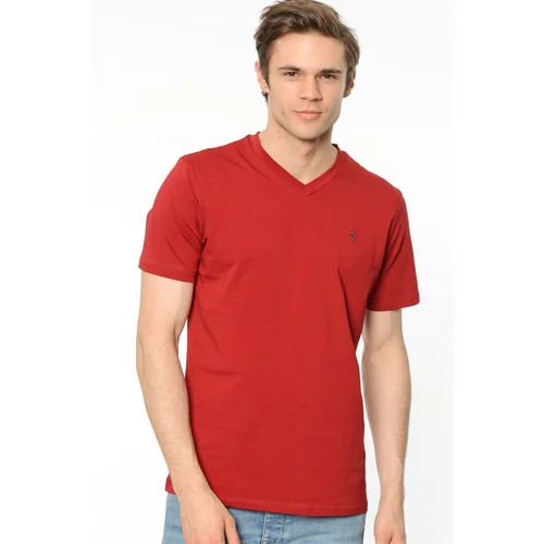 Dewberry T8537 T-SHIRT-BURGUNDY