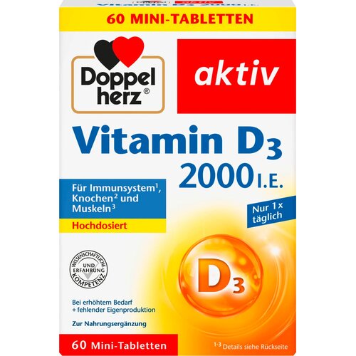 Doppelherz aktiv vitamin D3 2000 I.U. - 60 tabl. Cene
