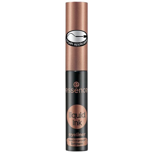 Essence Eyelinerji Flüssiger wasserfester Tinten-Eyeliner Kostanjeva Cene