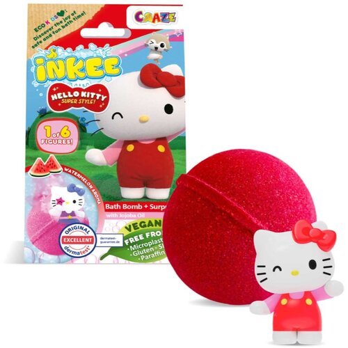 Craze INKEE Hello Kitty &amp;scaron;umeća kugla za kupku s figuricom 1 kom Slike