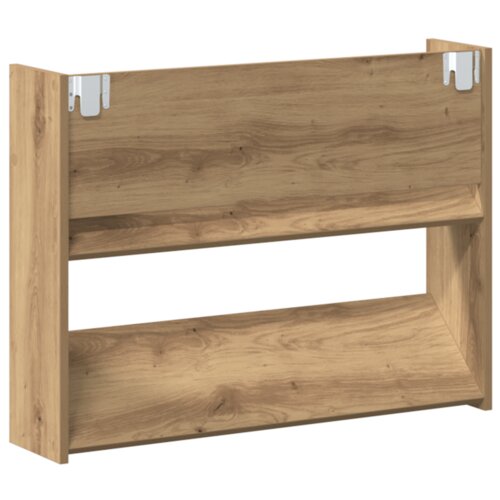 VidaXL ormarići za cipele na zidu 2 pcs hrast artisan 60 x 18 x 60 cm Slike