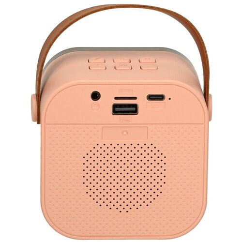  Karaoke set 2 mikrofona + zvučnik BLUETOOTH USB LED pink Slike