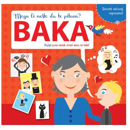 Vulkančić knjiga za decu Mogu li nešto da te pitam Baka Cene