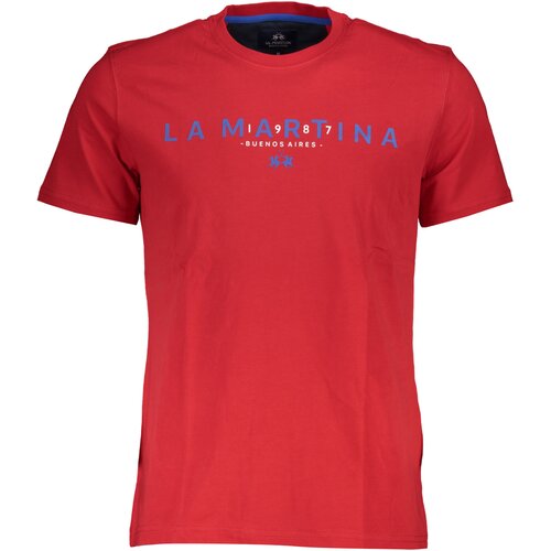 La Martina MEN&amp;amp;#39;S SHORT SLEEVE T-SHIRT RED Slike