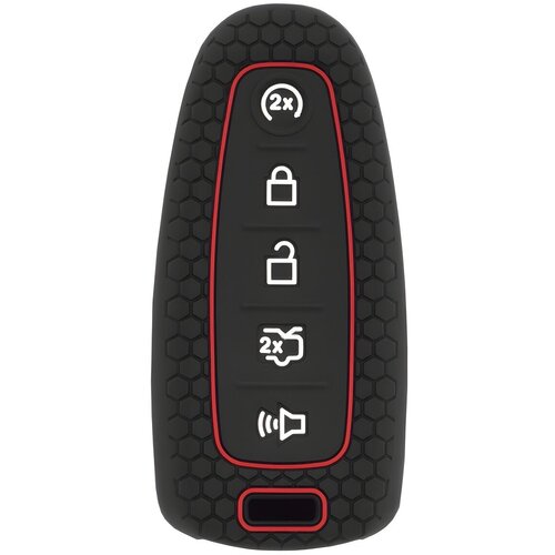 Techsuit Futrola za ključeve od auta &amp;ndash; Ford Mondeo, Focus, Fiesta, S-Max, C-Max, Explorer, Kuga, Expedition, Edge &amp;ndash; Crna KP29221 Slike