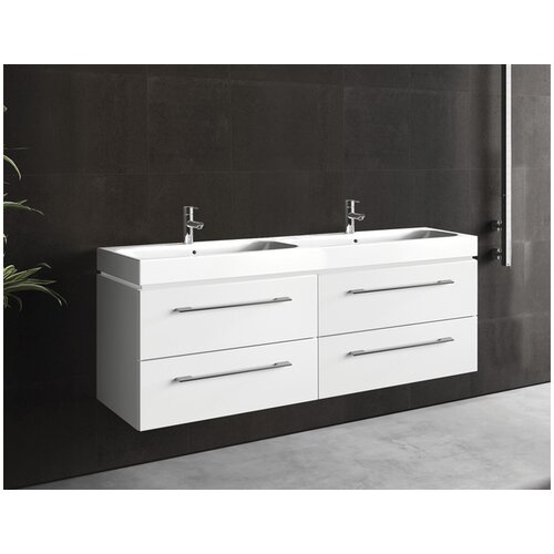 Tboss kopalniška omarica z umivalnikoma keramag icon 120 cm, Cene