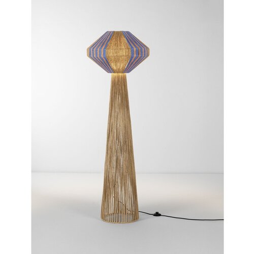 Nova Luce Plava/u prirodnoj boji stojeća svjetiljka od užeta (visina 152 cm) Abby &amp;ndash; Slike