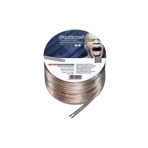 Oehlbach Zvučnički kabel 2 x 0.75 mm² Prozirna 202 20 m Cijene