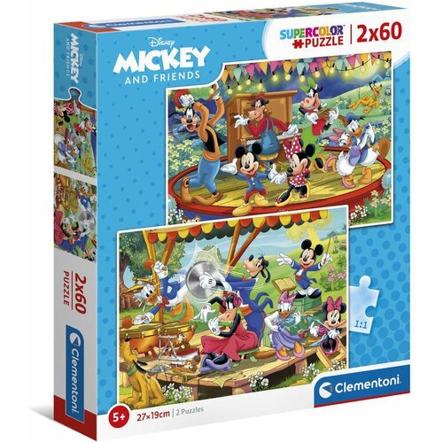 Clementoni Puzzle Mickey and Friends - 2X60 delova Slike