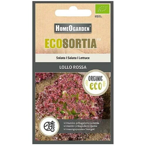 HOMEOGARDEN Sjeme salate Ecosortia Lollo Rossa (Lactuca sativa, Berba: Svibanj - Rujan) Cijene
