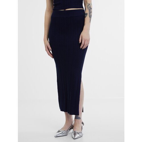 Orsay Women&amp;#039;s Navy Blue Skirt - Women Slike