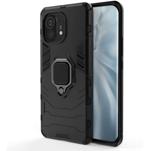 Nillkin Silikonski ovitek Armor Ring za Xiaomi Mi 11 - črn Slike