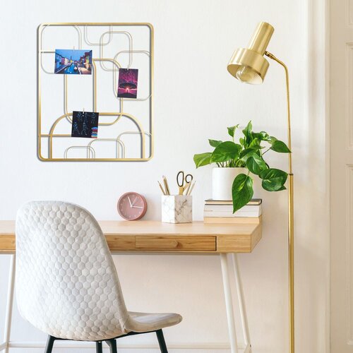 Wallity Zidna dekoracija Moodboard 3, 50x60 cm, Zlatne boje Slike