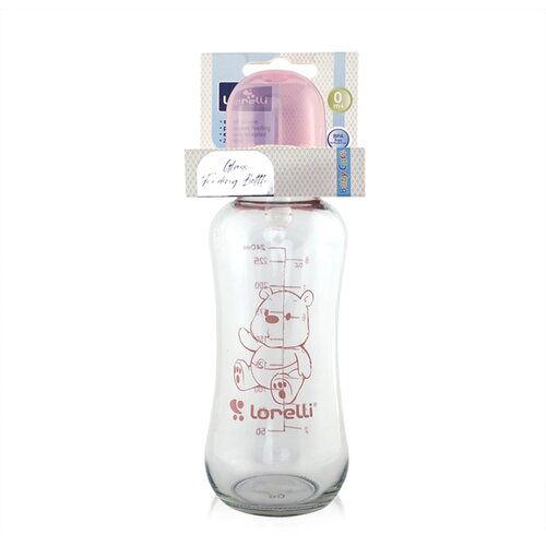 Lorelli STAKLENA FLASICA 240ml (0m+) - BLUSH PINK (10200620003) Slike
