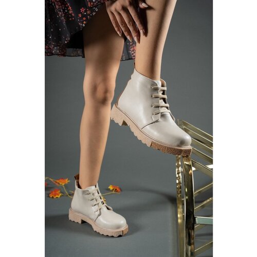Riccon Women's Beige Skin Shearling Boots 0012900 Cijene