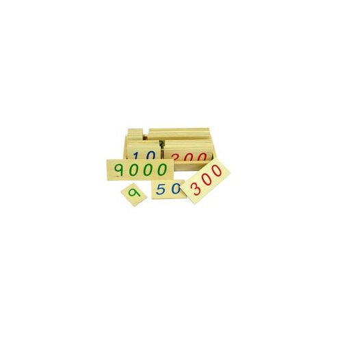  Montesori Drvene numeričke pločice 1-9000 manje sa kutijom Cene