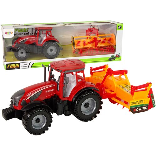 Red Tractor with Orange Cultivator Drive Cijene