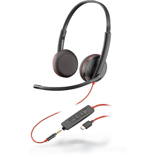 Plantronics poly blackwire C3225 stereo usb-c slušalke z mikrofonom, (21381918) Cene