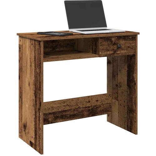 vidaXL Pisalna miza starinski les 80x40x75 cm inženirski les Cene