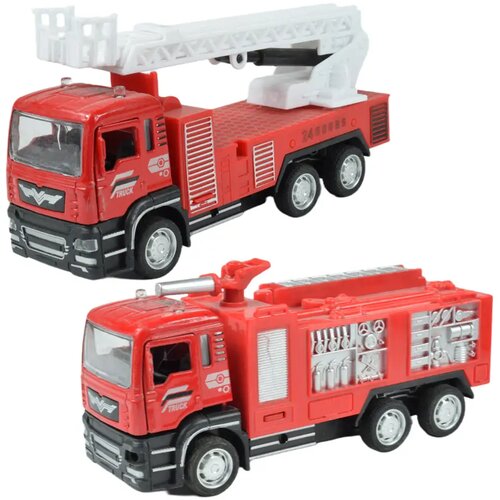 Magic Toys Vatrogasno vozilo: Povlačenje vatrogasnog kamiona u dvije verzije 14cm Cijene