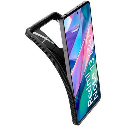 Spigen Rugged Armor maska za Xiaomi Redmi Note 13 5G - crna Slike