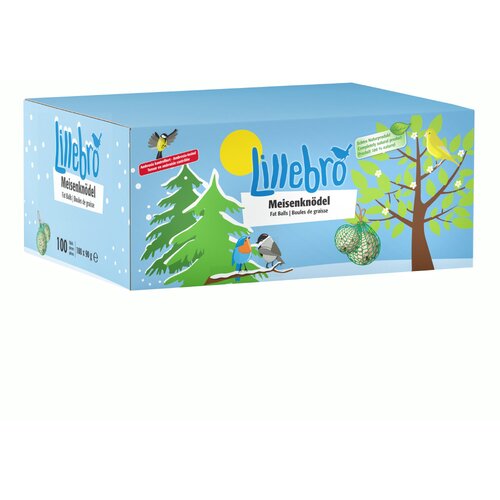 Lillebro knedle za divlje ptice u kartonu sa ili bez mreže - 100 komada po 90 g Slike