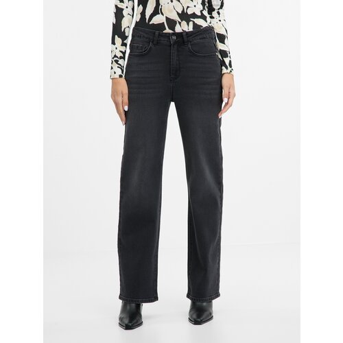 Orsay Black women&amp;#039;s wide jeans - Women&amp;#039;s Slike