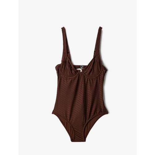 Koton swimsuit - brown - plain Slike