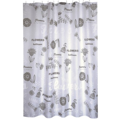 Msv Zavesa za tuš 180x200 cm Flowers – Cene