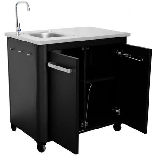 Cozze miza z inox ploščo, koritom in armaturo, 90x60x90 cm, 90529 Cene
