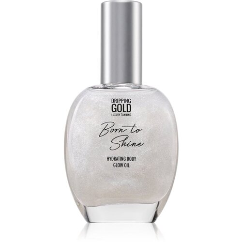 Dripping Gold Born To Shine ble&scaron;čeče olje za telo odtenek Silver 55 ml Cene