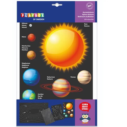Playbox Set naljepnica s planetima Sunčevog sustava Cene