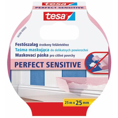 Tesa ZAŠČITNI LEPILNI TRAK PRECISION SENSITIVE ROZA 25MX25MM Cene