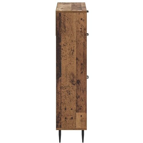  Ormar za cipele HAARLEM 78 x 24 x 103 cm Konstruirano drvo - Staro drvo Cene