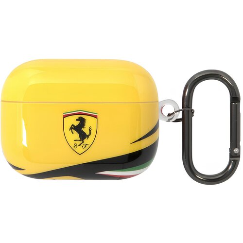 Oem Ferrari, Ohi&scaron;je za slu&scaron;alke Airpods za Airpods 3 Silikon proti udarcem, Rumena, (5000227508) Cene